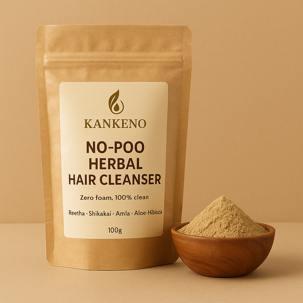 KanKeno No-Poo Herbal Hair Cleanser – 100g