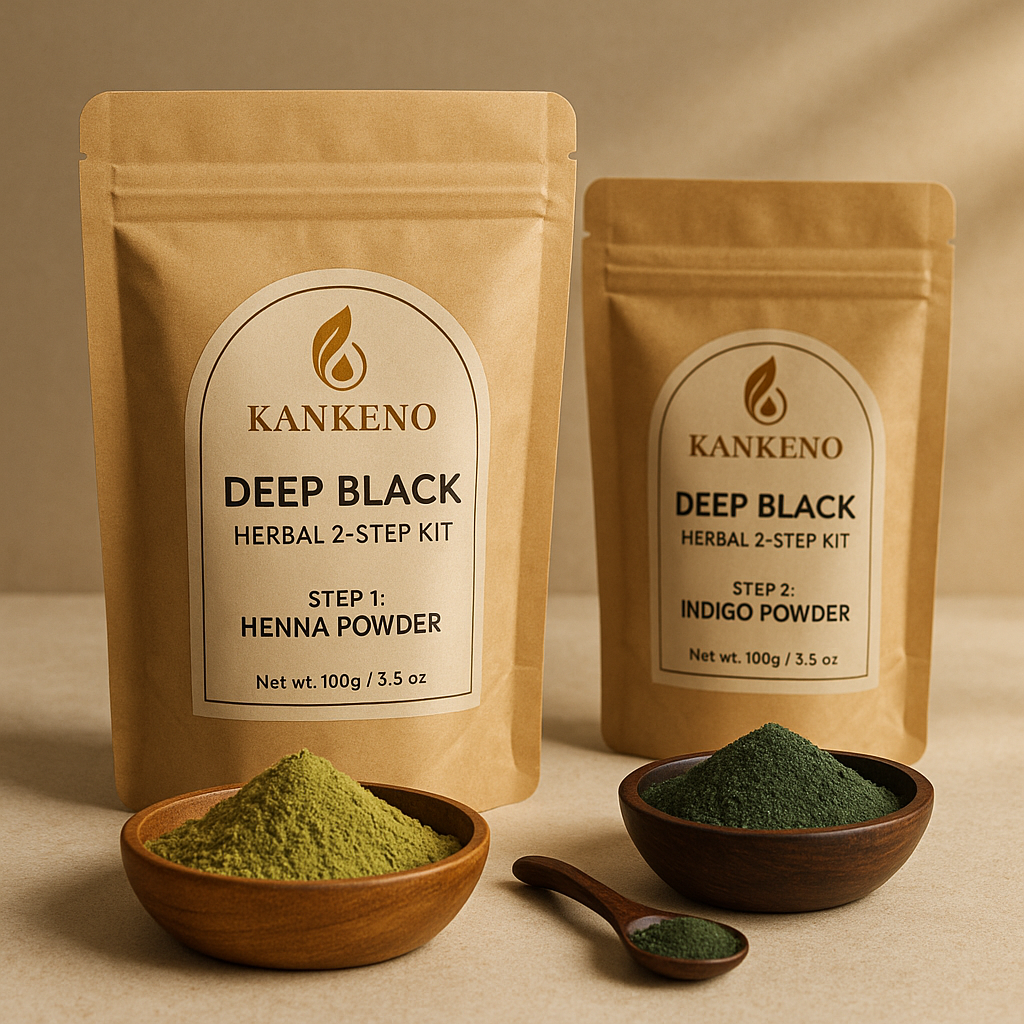 KanKeno Deep Black Herbal 2-Step Kit